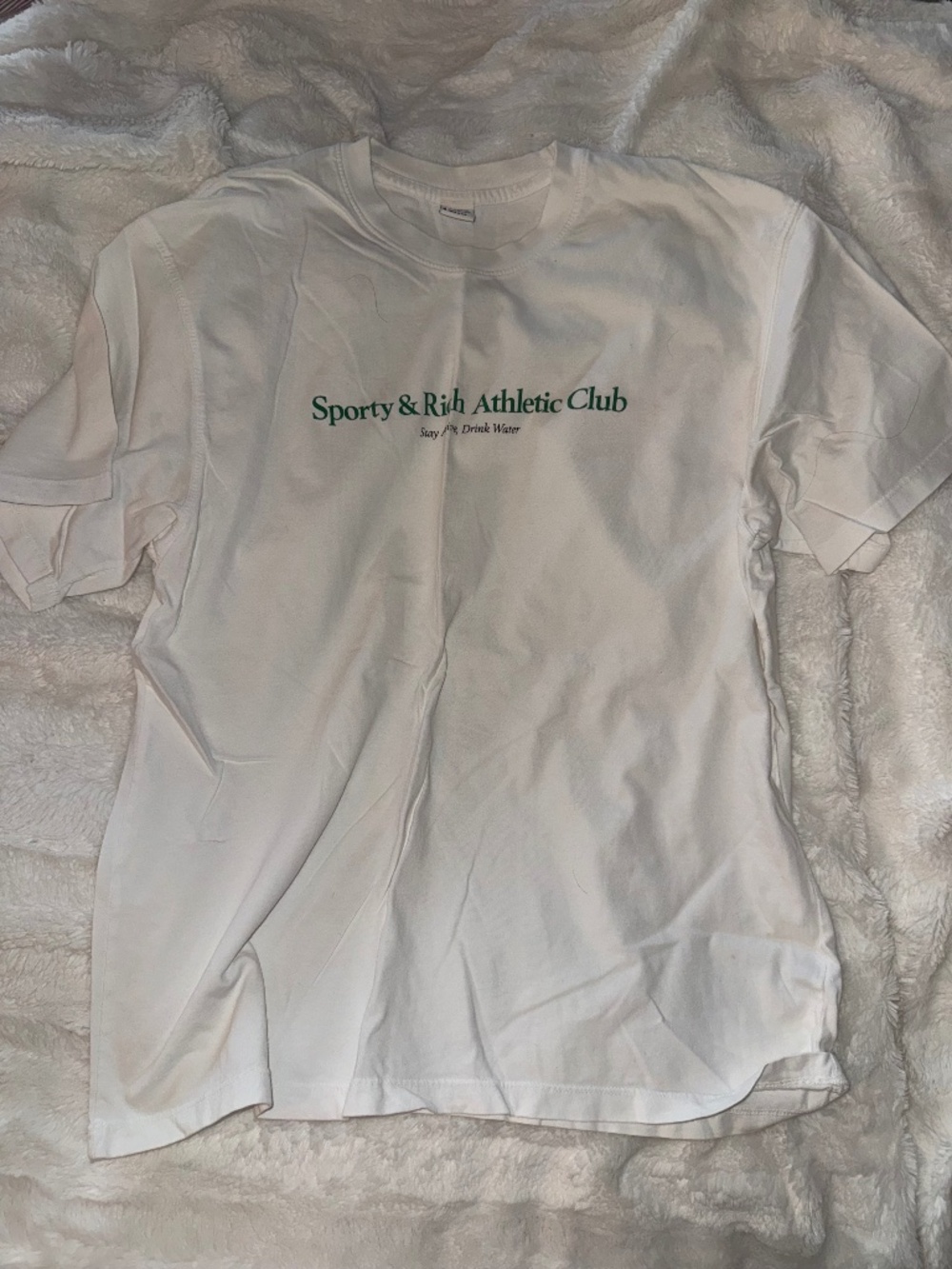 Sporty & Rich White T-Shirt M